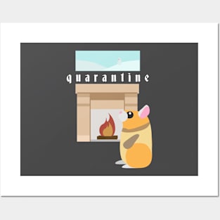 Hamster Quarantined Posters and Art